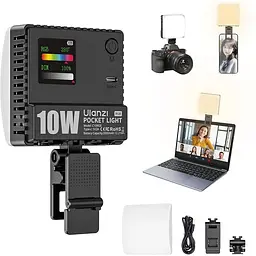 Накамерне світло Ulanzi C01 RGB L205 Black [157902] - мініатюра 7