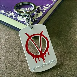 Брелок GeekLand V for Vendetta В Значить Вендетта 27.029 - мініатюра 2