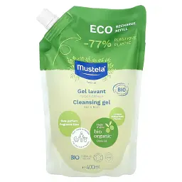 Гель для тіла та волосся Mustela Eco-Refill 400 мл