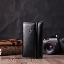 Практична ключниця із натуральної шкіри ST Leather 22483 чорна - мініатюра 8