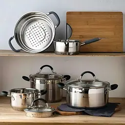Набір посуду MasterPro Foodies collection 2 каструлі та ківш (BGEU-5539) - мініатюра 3