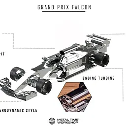 Колекційна модель Metal Time Grand Prix Falcon MT035 - мініатюра 3
