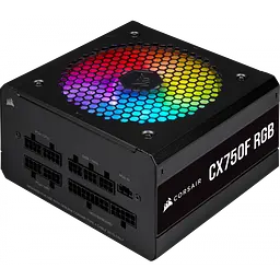 Блок живлення Corsair CX750F 750W RGB 80+ Bronze (CP-9020218-EU) Б/В