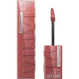 Жидкая губная помада Maybelline New York Super Stay Vinyl Ink с глянцевым финишем Cheeky тон 35, 4.2 мл (B3421200)