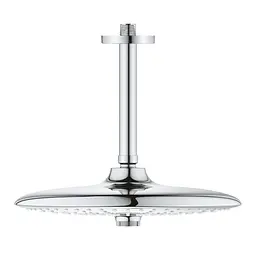 Верхній душ із стельовим кронштейном Grohe Euphoria 26461000, Хром - мініатюра 5
