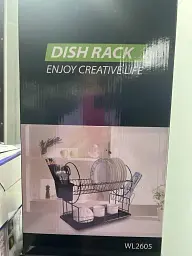 Сушіння для посуду Dish Rack WL 2605 S чорна - мініатюра 7
