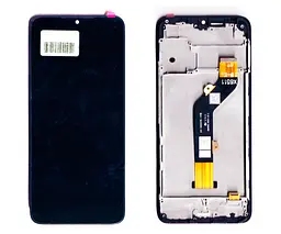 Дисплей Infinix Smart 6 X6511 чорний + рамка