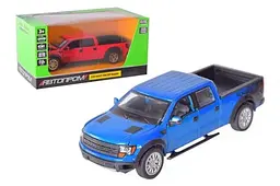 Іграшкова машинка позашляховик металева Ford F-150 SVT Raptor 1:34 Автопром світлозвукові ефекти 68363, в коробці 20x11x10 см