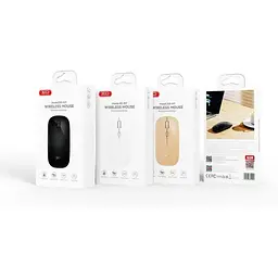 Бездротова миша XO M7 Fashion Smooth Wireless Mouse чорна - мініатюра 2