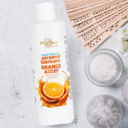 Лубрикант MyLove Aroma Series IntimMassage 2in1 Orange, 300 мл - мініатюра 4