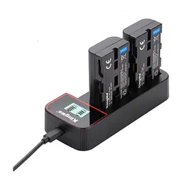 3-Pack KingMa Sony NP-F550 комплект з 2 акумуляторів та ЗУ на 2 батареї