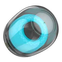 Портативна bluetooth колонка Hoco BS58 TWS з LED підсвічуванням magic чорний night - мініатюра 5