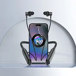 Бездротові спортивні навушники ACEFAST N4 neck hanging wireless earphones Black - мініатюра 6
