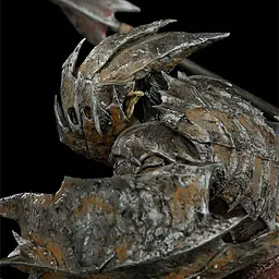 Статуетка Lord Of The Rings Armored Orc Art Scale 1/10 (Володар кілець) - мініатюра 8