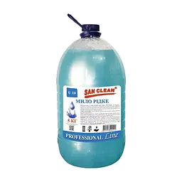 Жидкое мыло San Clean Голубое 5 кг (4820003544402)