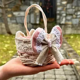 Великодній кошик 10х10х15 см hand-made MIS LT 10
