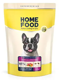 Гіпоалергенний корм для собак малих та середніх порід Home Food з телятиною та овочами 1,6кг