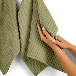Рушник вафельний Cosas Sage Greek Waffle 45x90 см (Towel_76Sage_GreekWaffle_45x90) - мініатюра 4