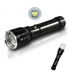 Ліхтар ручний Watton WT282 1LED CREE XML-T6, 3W, 2 режими, ZOOM,18650/ААА, IP40, СЗУ+АЗУ, 190х45х30