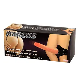 Страпон Marcus Strap On тілесний - мініатюра 8