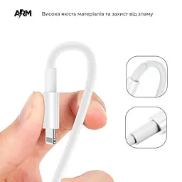 Кабель ArmorStandart ABMM093 USB-C to USB-C Cable 1m white (ARM63471) - мініатюра 3