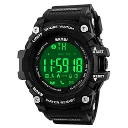 Спортивний годинник з Bluetooth Skmei 1227 (black) - мініатюра 3