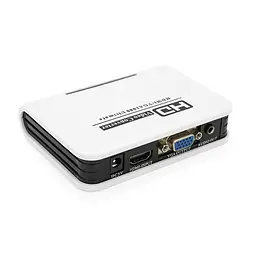 Активний конвертер HDMI (input) на VGA(output) + Audio Adapter, White, 4K / 2K,