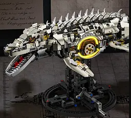 Конструктор динозавр MJI механічний МОЗАЗАВР  Mosasaurus Sea Dragon Technical Model  1413 деталей - мініатюра 6