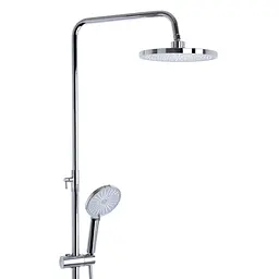 Душова система для душу Qtap Jay на два споживача QTJAY110CRM45544 Chrome, Хром - мініатюра 5