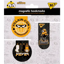 Закладки магнітні Yes Minions, 3 шт. (707565)