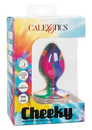 Анальна пробка CalExotics Tie-Dye Plug Medium 7.5 см мульти - мініатюра 9