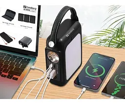 Акумулятор портативний Sandberg 20000 mAh 20 W динамозаряджання режим ДБЖ прожектор ліхтарик - мініатюра 6