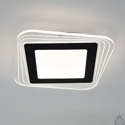 Світильник керований світлодіодний PLAZA S 30 Вт 290х290х45 мм Чорний ESLLSE - мініатюра 4