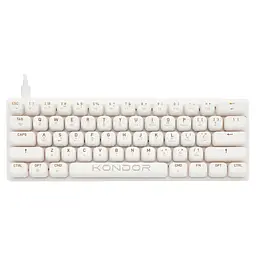 Ігрова магнітна клавіатура Kondor Starlight MAGNETIC / Дротове підключення / Magnetic Switch / White