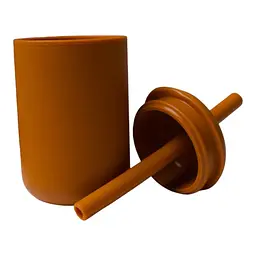 Поїльник-непроливайка oldbro 175 мл із трубочкою Orange - мініатюра 2