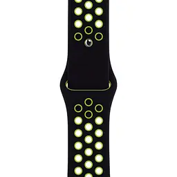Ремінець Sport Nike для Apple Watch 42/44/45/46/49mm Black/Green [119477] - мініатюра 1