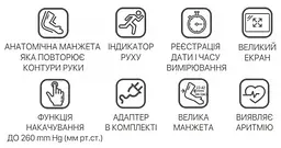 Тонометр Paramed Expert-X автоматичний з адаптером Type-C на плече - мініатюра 7
