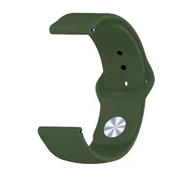 Силіконовий ремінець BeCover для Xiaomi iMi KW66/Mi Watch Color/Haylou LS01/Watch S1 Active Green (706367) - мініатюра 2