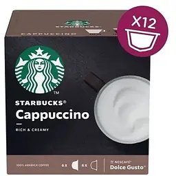 Кава в капсулах Starbucks Dolce Gusto Cappuccino 12 шт