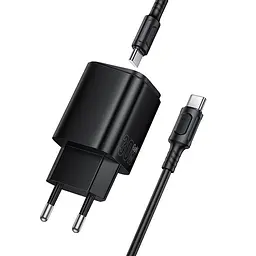 МЗП Borofone BAS85A Star PD30W+QC3.0 (1USB-A/1C) + кабель Type-C to Type-C Black - мініатюра 5