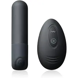 Міні-вібратор Inty Toys Pulse 12 см (чорний)