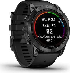 Смарт-годинник Garmin Fenix 7X Pro Solar Edition Slate Gray with Black Band (010-02778-00) [86522] - мініатюра 2