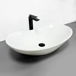 Умивальник VBI Turin white накладний VBI-011500, Білий - мініатюра 3