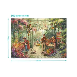 Пазл класичний "Квітковий магазин" 300590, 300 елементів - мініатюра 6