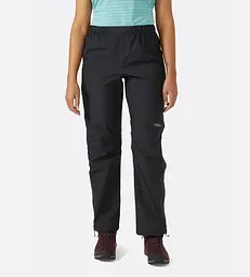 Штани-самоскиди Rab Downpour Eco Pants FZ Womens Short Leg 14 Чорний