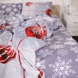 Комплект постільної білизни MirSon Бязь 17-0657 Mistletoe 110х140 см (2200009611605) - мініатюра 3
