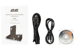 2E Джерело безперебійного живлення PS1500RT, 1500VA/1200W, RT3U, LCD, USB, 3xC13, 3xSchuko - мініатюра 2