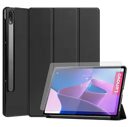 Чехол AIRON Premium для Lenovo Tab P12 Pro 12.6" с защитной пленкой и салфеткой black