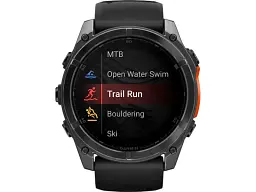 Спортивний годинник Garmin Fenix 8 51mm AMOLED Slate Gray with Black Silicone Band (010-02905-00) - мініатюра 7
