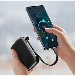 Зовнішній акб Baseus Qpow Digital Display (With Type-C Cable) 20000mAh PPQD-I02 білий - мініатюра 7